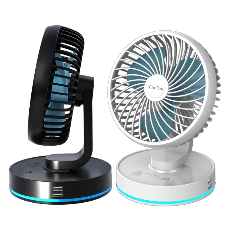 

Air Circulator Fan for SUV Home USB/Cigarette Plug Cooling Fan
