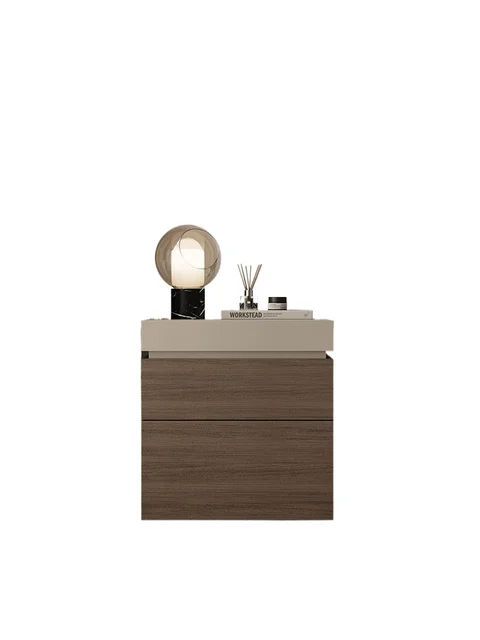 Table de chevet en bois massif, pour chambre à coucher, explosion 2025, compartiment caché multifonctionnel avec casier caché haut de gamme 1
