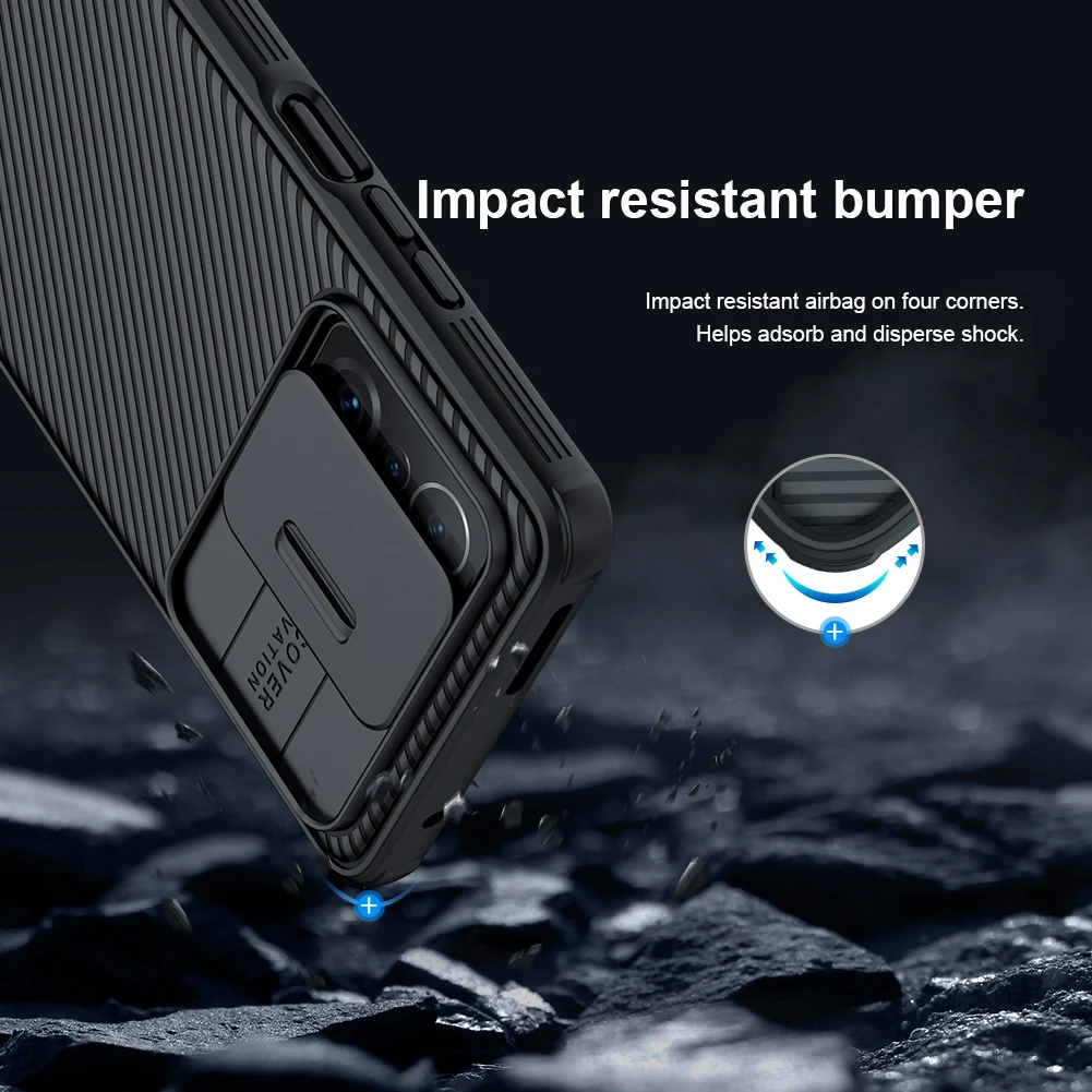 Slide Lens Back Cover- impact resistant bumper- Smart cell direct 