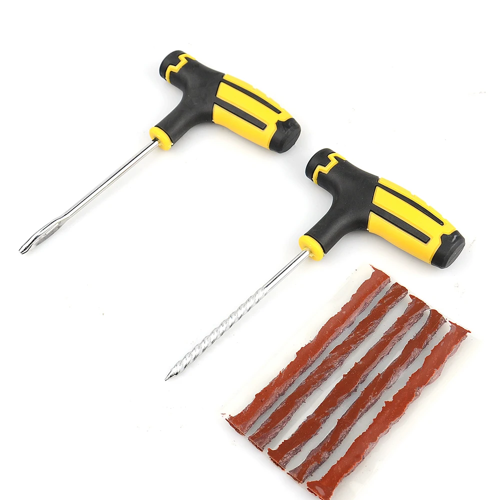 

Free ship Car Tire Repair Kit Auto Bike Car Tire Tyre Cement Tool Puncture Plug Practical Hand Tools for Car Accessories