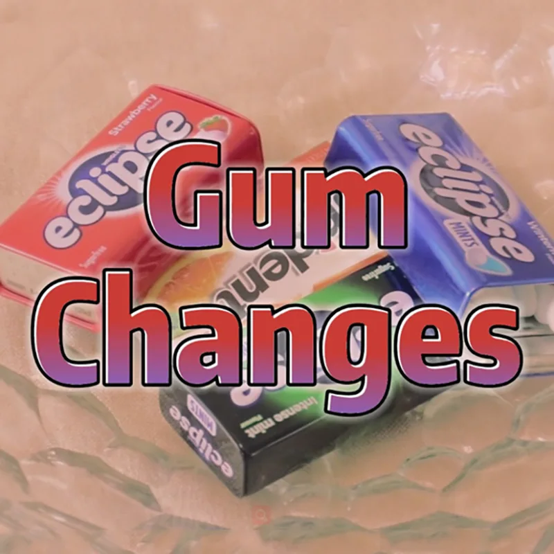 

Gum Changes Magic Tricks Fun Chewing Gum Change Magia Magician Close Up Street Illusions Gimmicks Mentalism Props Tour De Magie