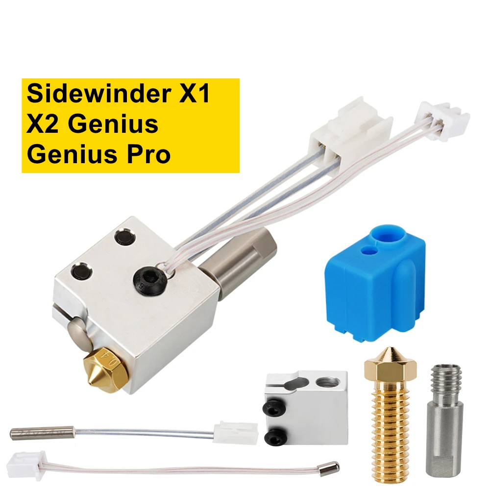 Original Artillery X1 /X2- Genius Heat Block + Nozzle + Heatbreak