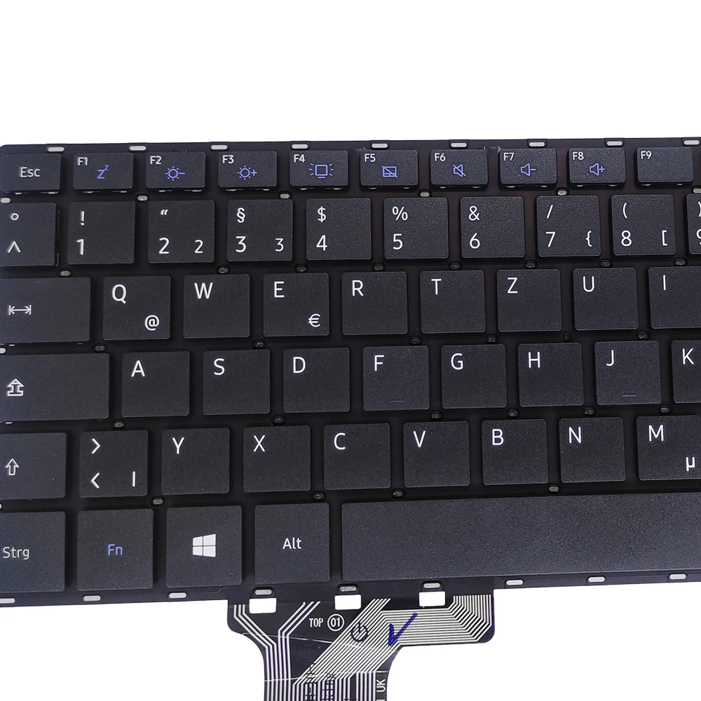 Caderno Dynabook Alemão Azerty Teclado Francês Satélite Pro C50-h C50-e C50-h00k C50-h12a C50-h-02u C50-e-11n Dok-v6505h Alemão - Imagem 2