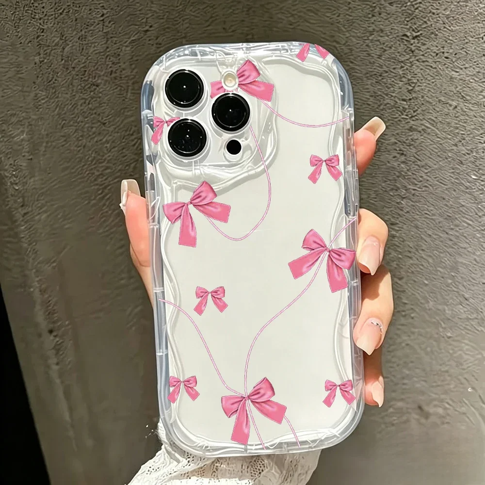 Y2K Pink Bowkont Shockproof Phone Case
