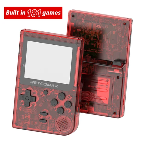 FROG 8 Bit Mini Retro Video Games Console 3 Inch TFT Color  Screen Handheld Game Controller Built In 181 Classic Games