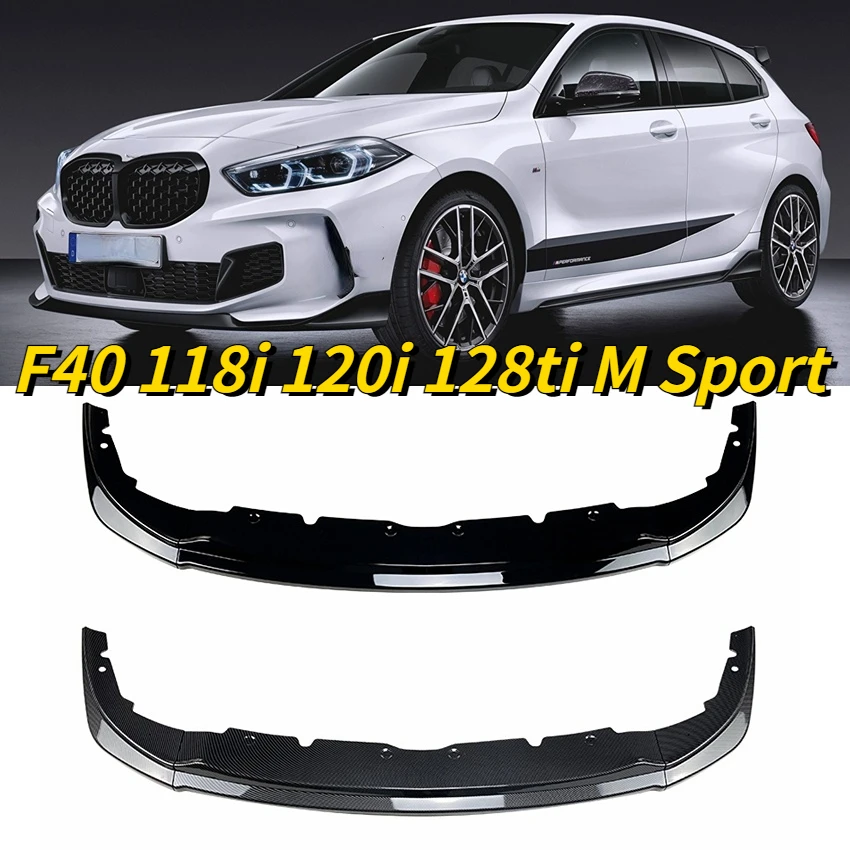 For BMW 1Series F40 118i 120i 128ti M Sport 2020+ Car Front Bumper Lip