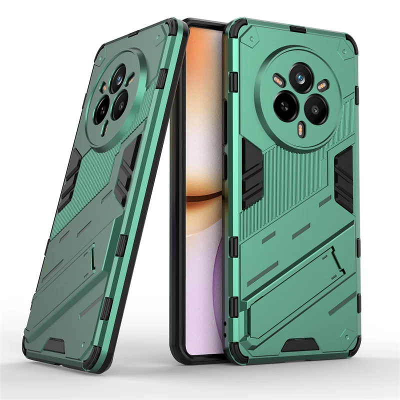 Magnetic Armor Shockproof Phone Case with Kickstand Back Cover