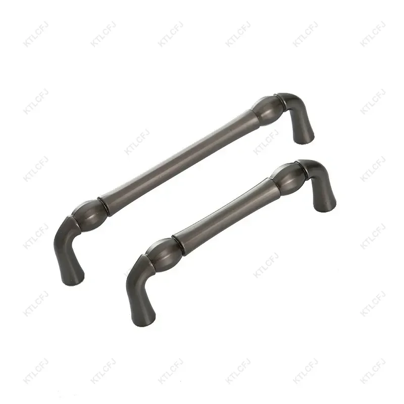 Zinc Alloy French Minimalist Cabinet Handle Light Luxury American Cabinet Drawer Gold Black Coffee Door Handle