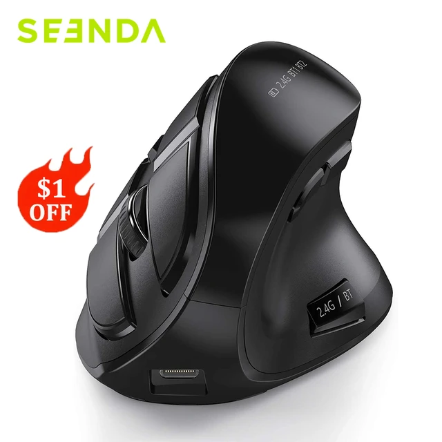 Mouse ergonomico Mouse verticale Wireless Mouse ottico ricaricabile  AliExpress