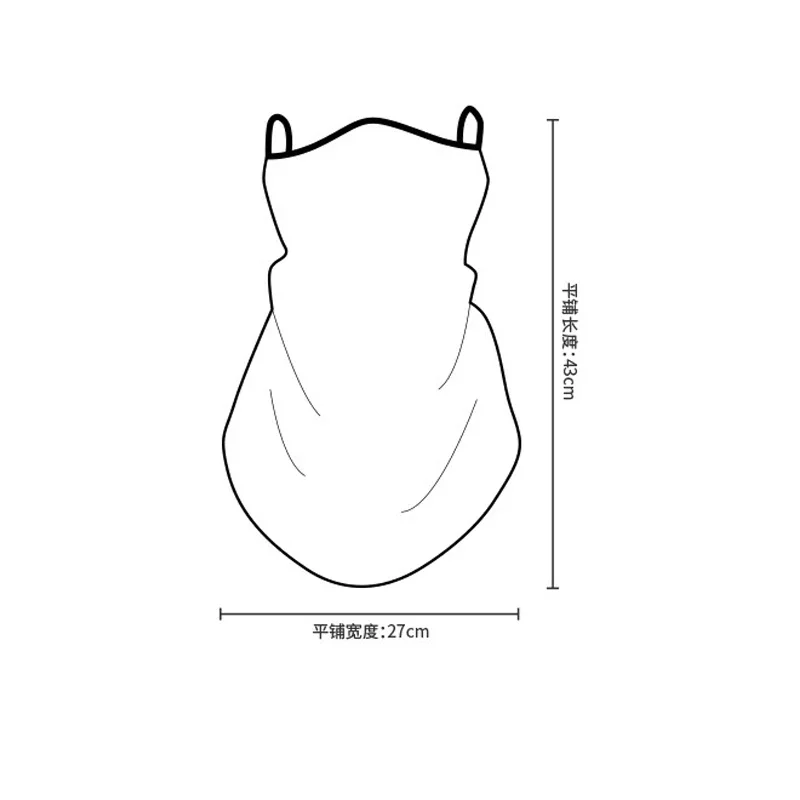 Outdoor Men Women Grid Earloops Face Mask Motorcycle Riding Neck Face Protection Cover Windproof Anti-UV Cycling Tube Scarf balaclava mask thermal balaclava cycling balaclava sunscreen mask motorcycle neck gaiter neck gaiter motorcycle mask