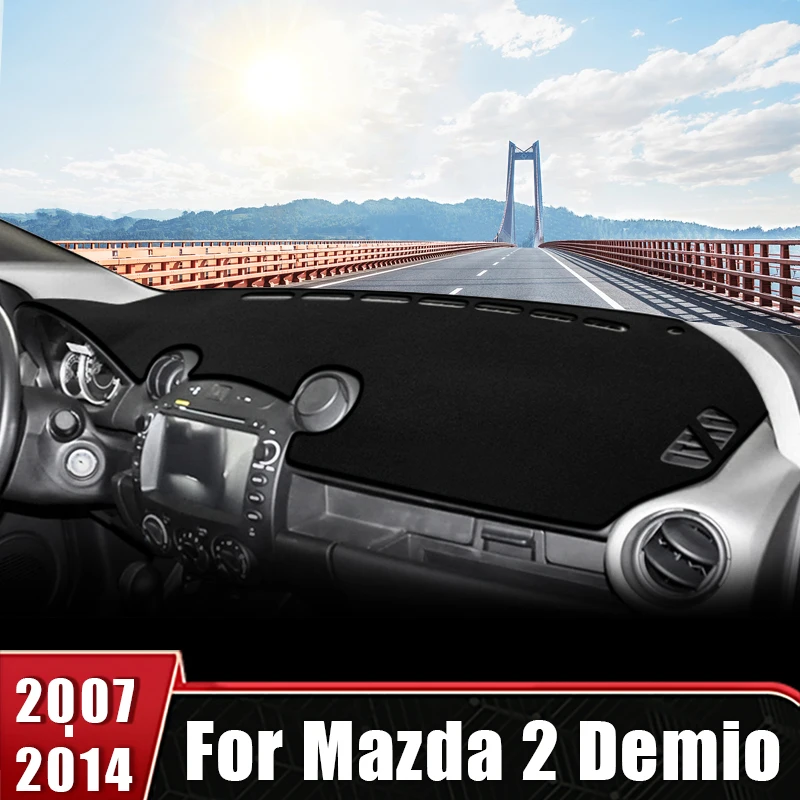 

For Mazda 2 Mazda2 Demio 2007 2008 2009 2010 2011 2012 2013 2014 Car Dashboard Cover Mat Instrument Panel Carpets Accessories