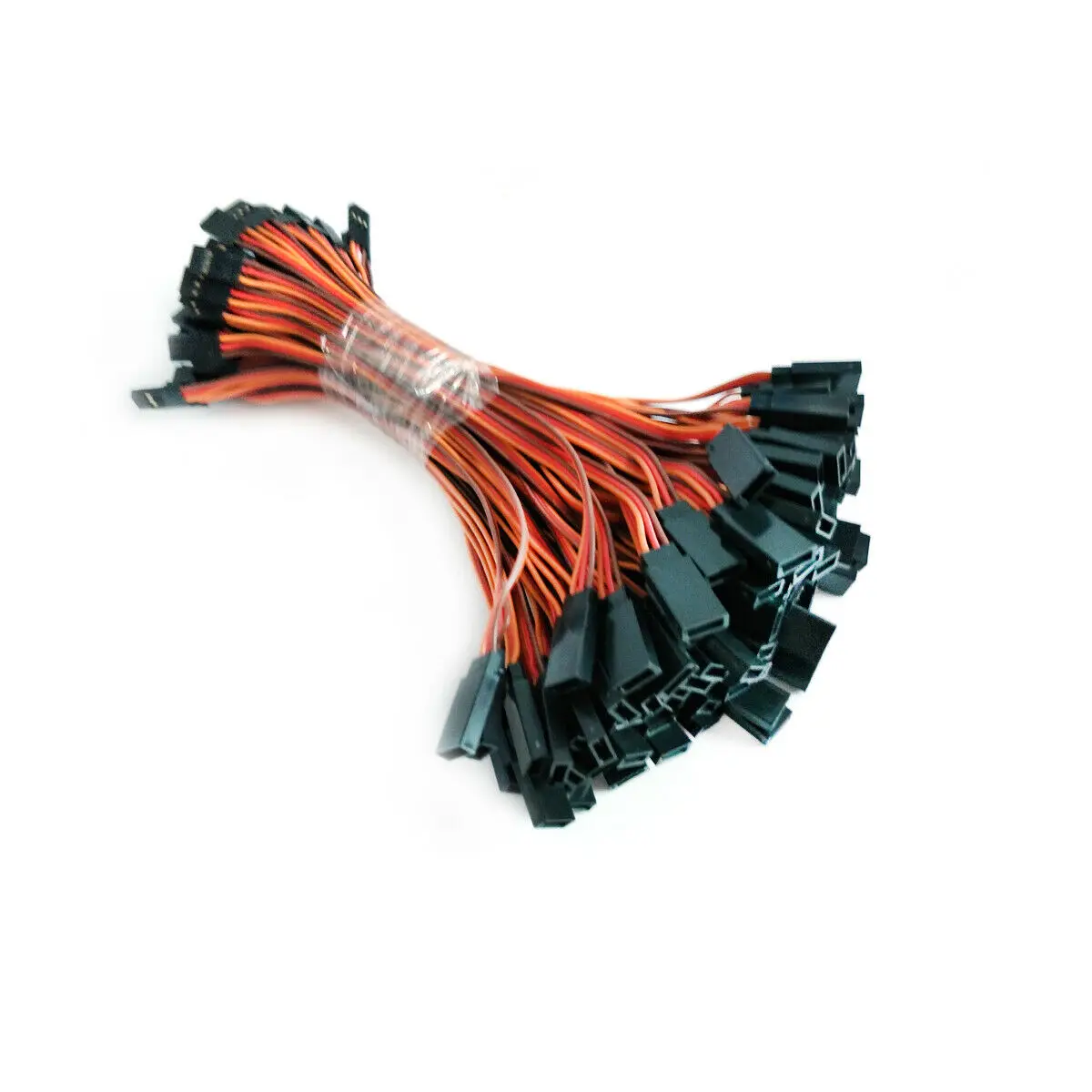 Assortiment de fils silicone 22AWG 60 brins pour modélisme RC, enroulés et présentés par longueur.