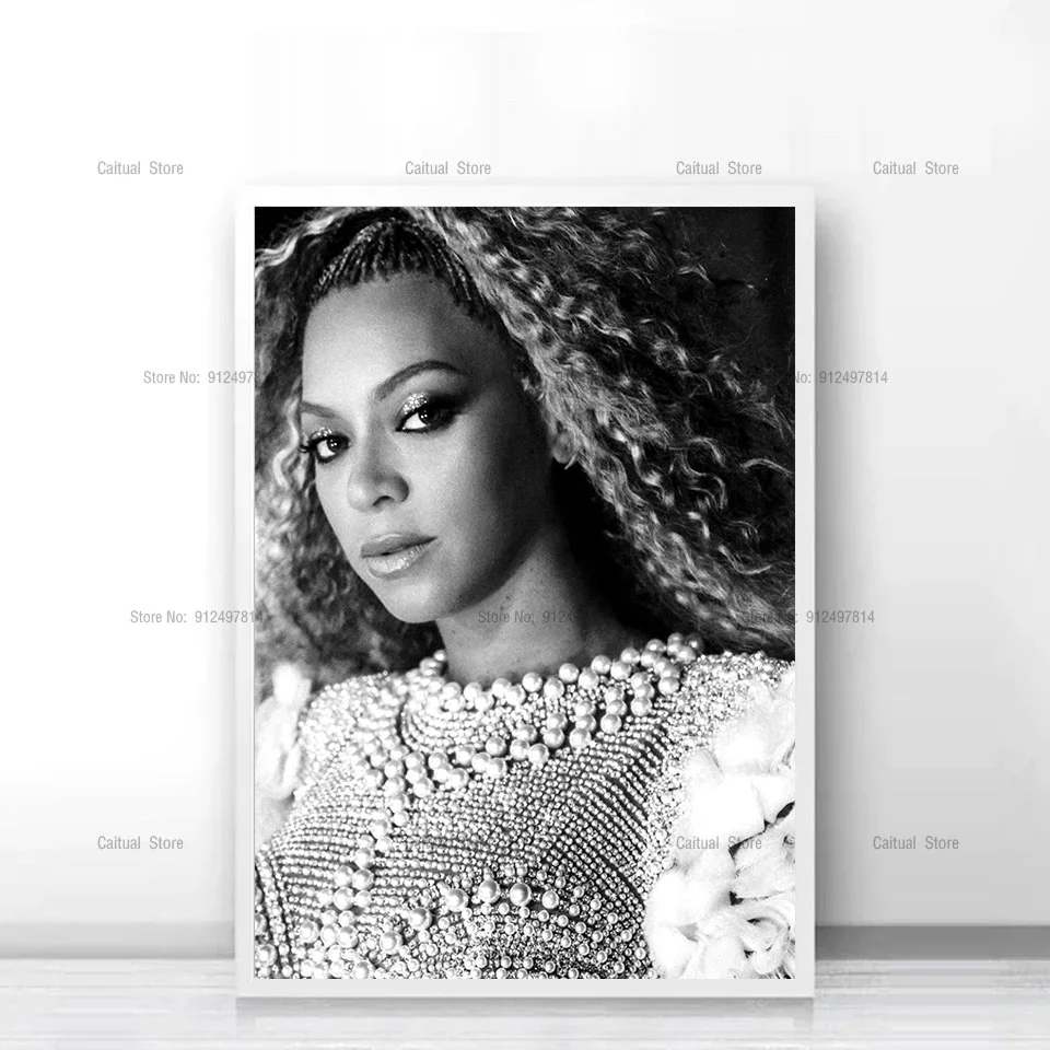Beyonce Pop Art Black And White