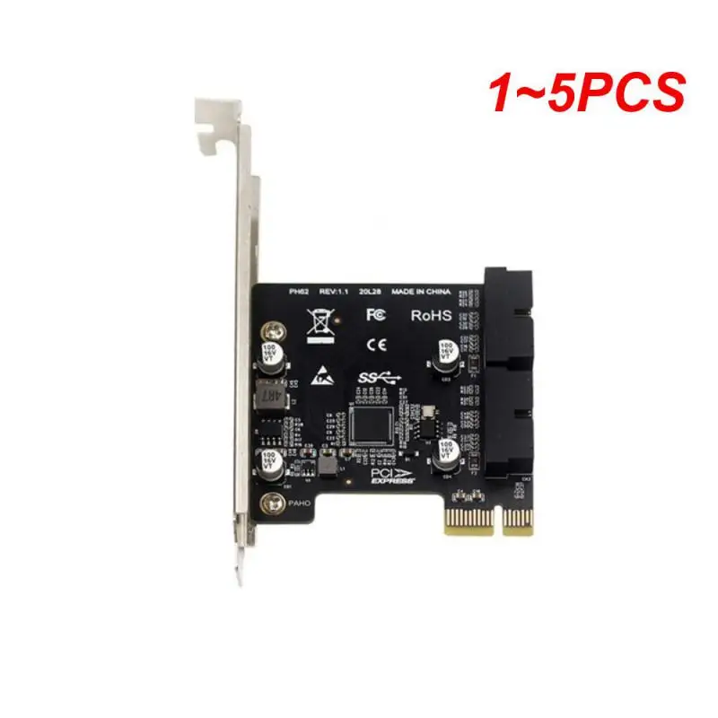 

1 ~ 5 шт. Usb 3.i Экспресс-плата черная Pci-e X1 Gold Finger маленькая портативная настольная Бытовая электроника