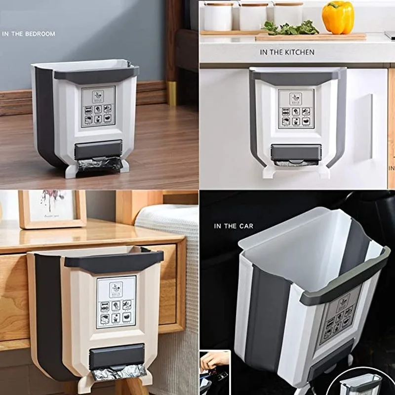 Large Trash Can Kitchen Bathroom Stainless Steel Trash Can Office Storage  Cubo Basura Reciclaje Household Kitchen Utilities - AliExpress