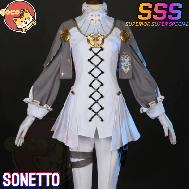 

Reverse1999 Sonetto Cosplay Costume Game Reverse:1999 Sonetto Cosplay British Style Skirt Sonetto Cosplay Wig CoCos-SSS