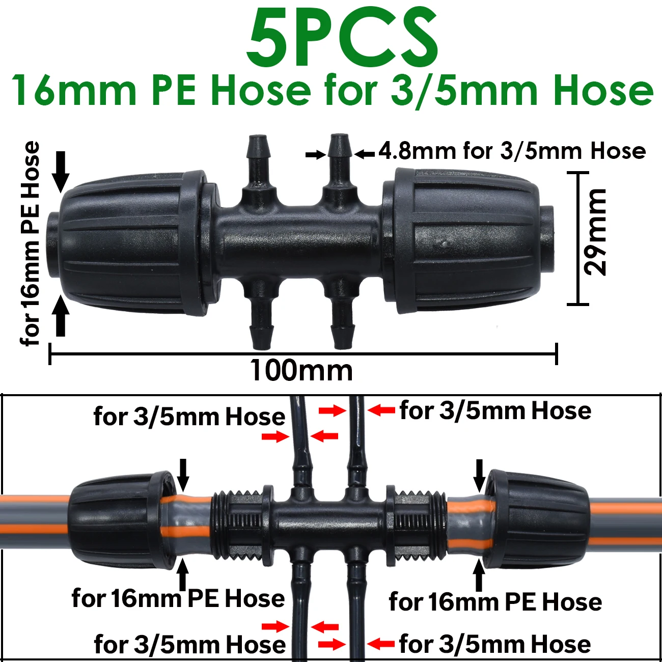1I2inch to 3I5mm