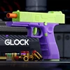 Children's 2024 Toy Guns Glock Carrot Gun Pistol Eject Shells Soft Bullet Gun Outdoor Decompression Toy 3