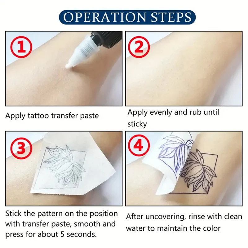 Carta per Trasferimento Tatuaggi con Disegni Pre-Disegnati, Utilizzata dagli Artisti del Tatuaggio, Strumenti per Tatuaggi, Accessori per Tatuaggi, Attrezzatura per Tatuaggi - immagine 3