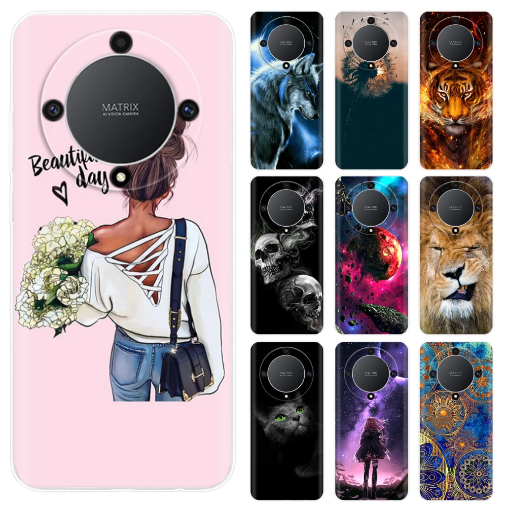 Per Honor Magic6 Lite Custodia Morbida Custodia Protettiva In Silicone Per Huawei Honor X9B Magic6 Magic 6 Lite 5G Custodie Per Telefono