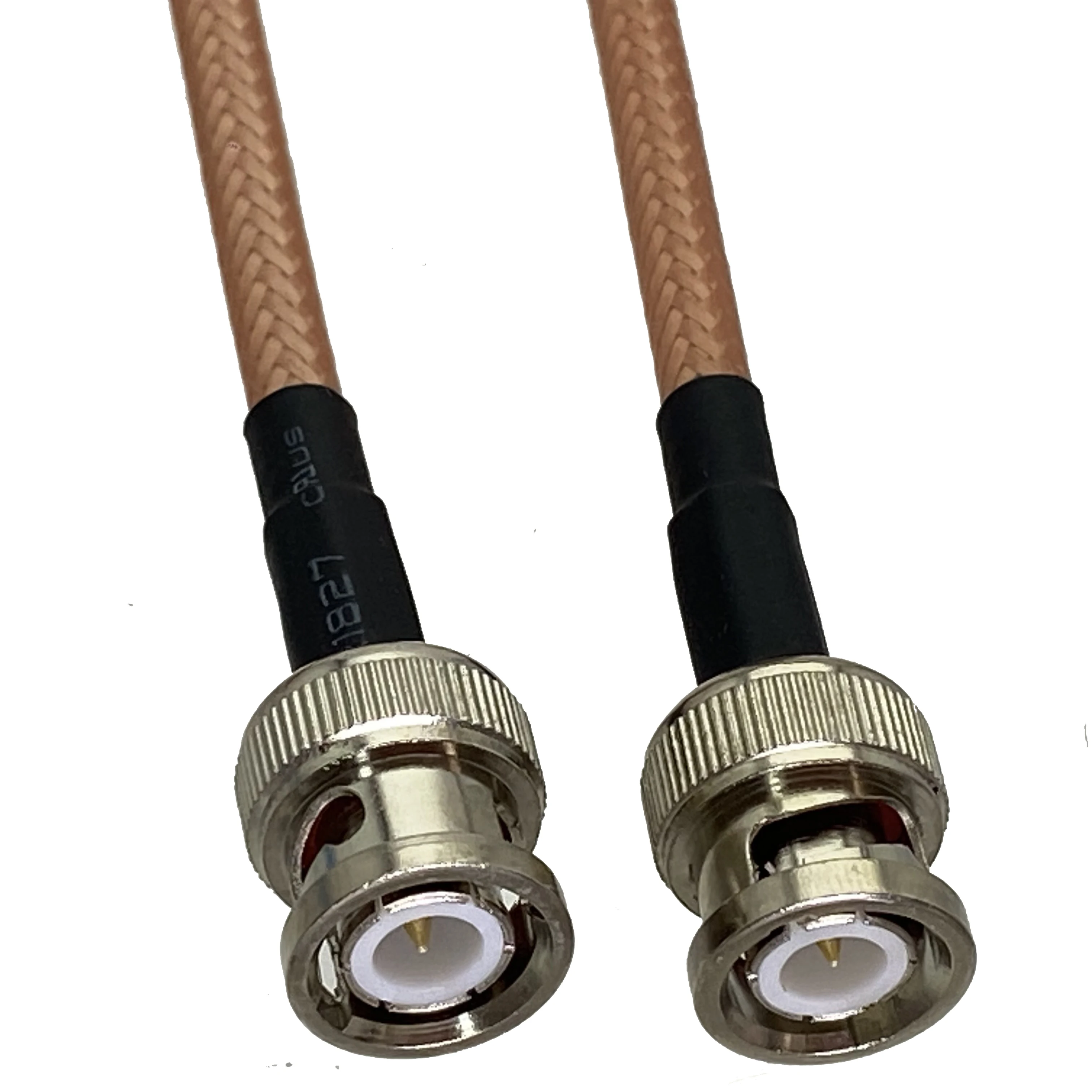 

1pcs RG142 BNC Male Plug to BNC Male Plug Connector RF Coaxial Jumper Pigtail Wire Terminal 6inch~10FT New Brass