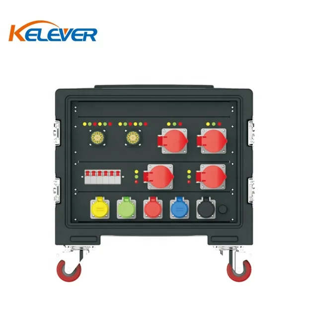 

8U 400A camlock input power distro box