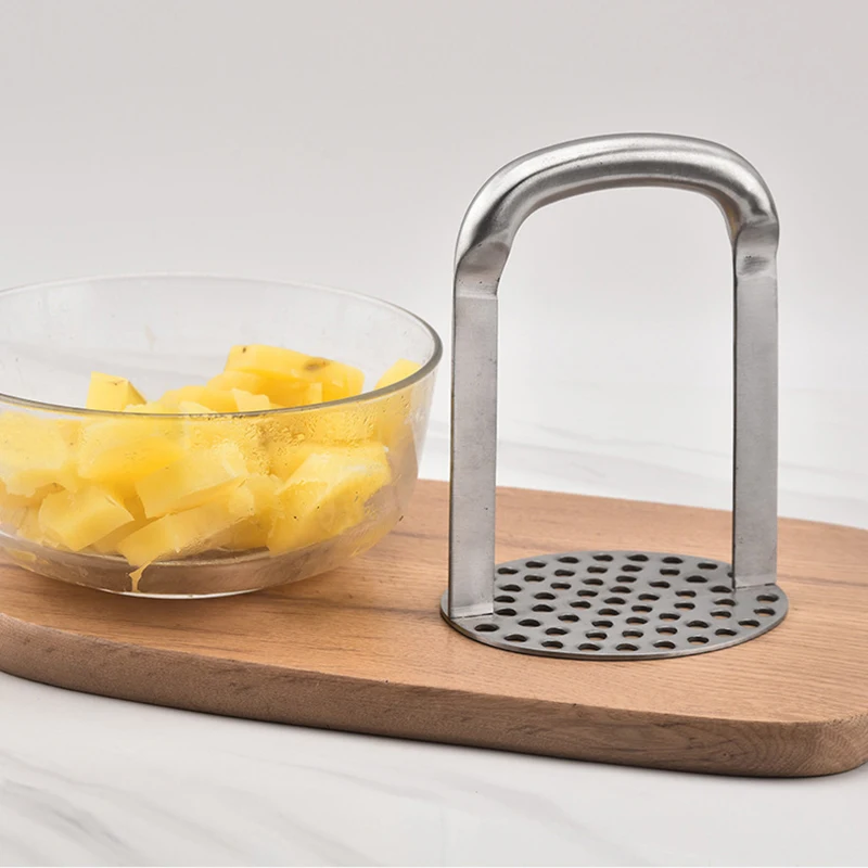 Stainless steel manual potato press potato mash mash tool for pressing durable