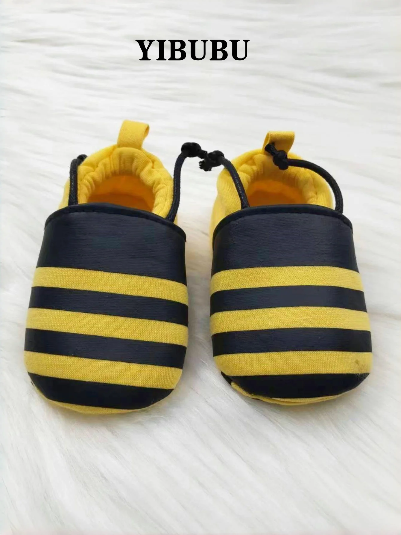 Yibubu Yellow Baby Shoes Create Cartoon Bee Baby Boy Shoes Infant Solft Sole, Baby Girl Soft Unisex Toddlers First Walker 4