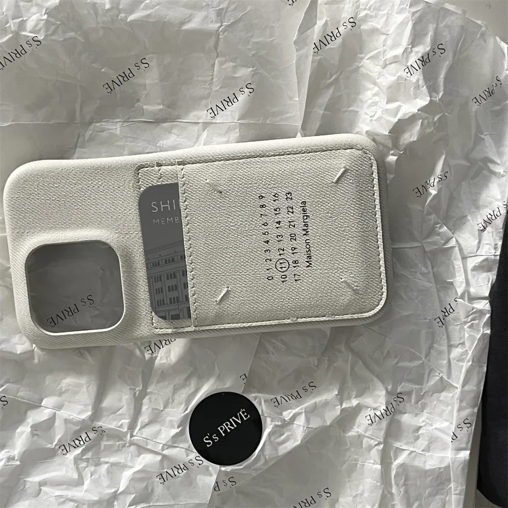 thumbnail image 1 of Funda para teléfono con ranura para tarjeta cosida a mano Inssimple con diseño cruzado, compatible con iPhone 15/14pro, cobertura completa, rígida, para iPhone 13/12, 1 of 5