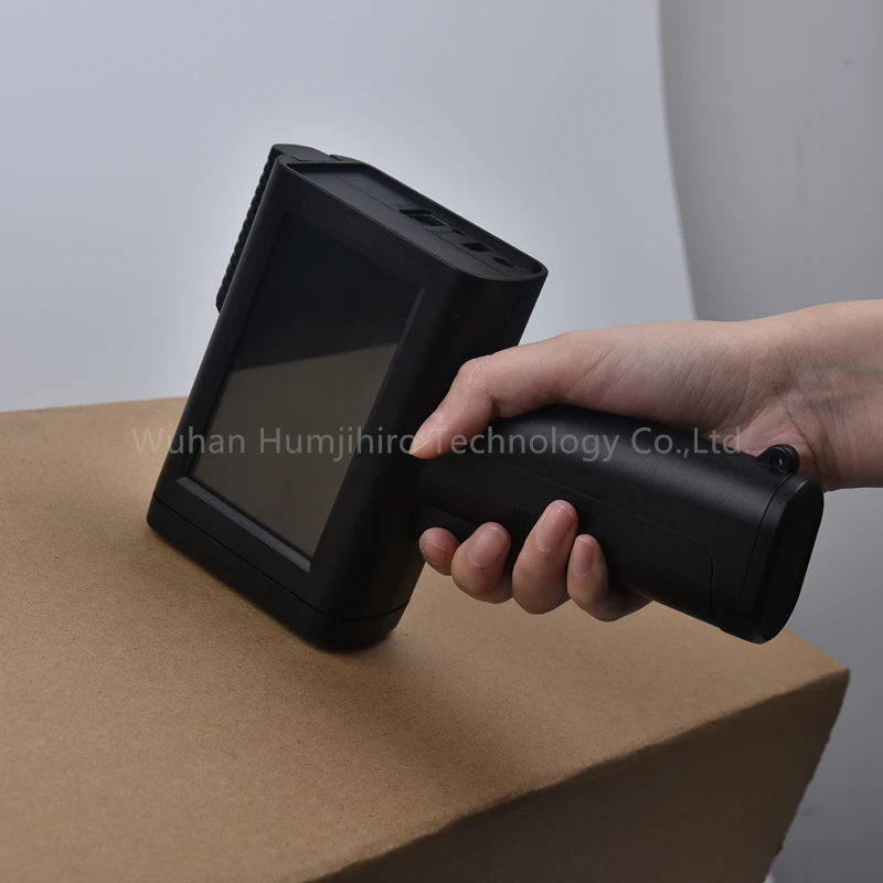 HUMJIHIRO LINUX 12.7MM 휴대용 열전사 잉크젯 프린터 휴대용 잉크젯 프린터 QR 바 배치 코드 날짜 번호 로고 만료 날짜