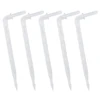 50x Garden 4/7mm Hose Transparent Bend Arrow Dripper 1/4'' Drip Emitter Water Saving Sprinkler Micro Irrigation Greenhouse 1