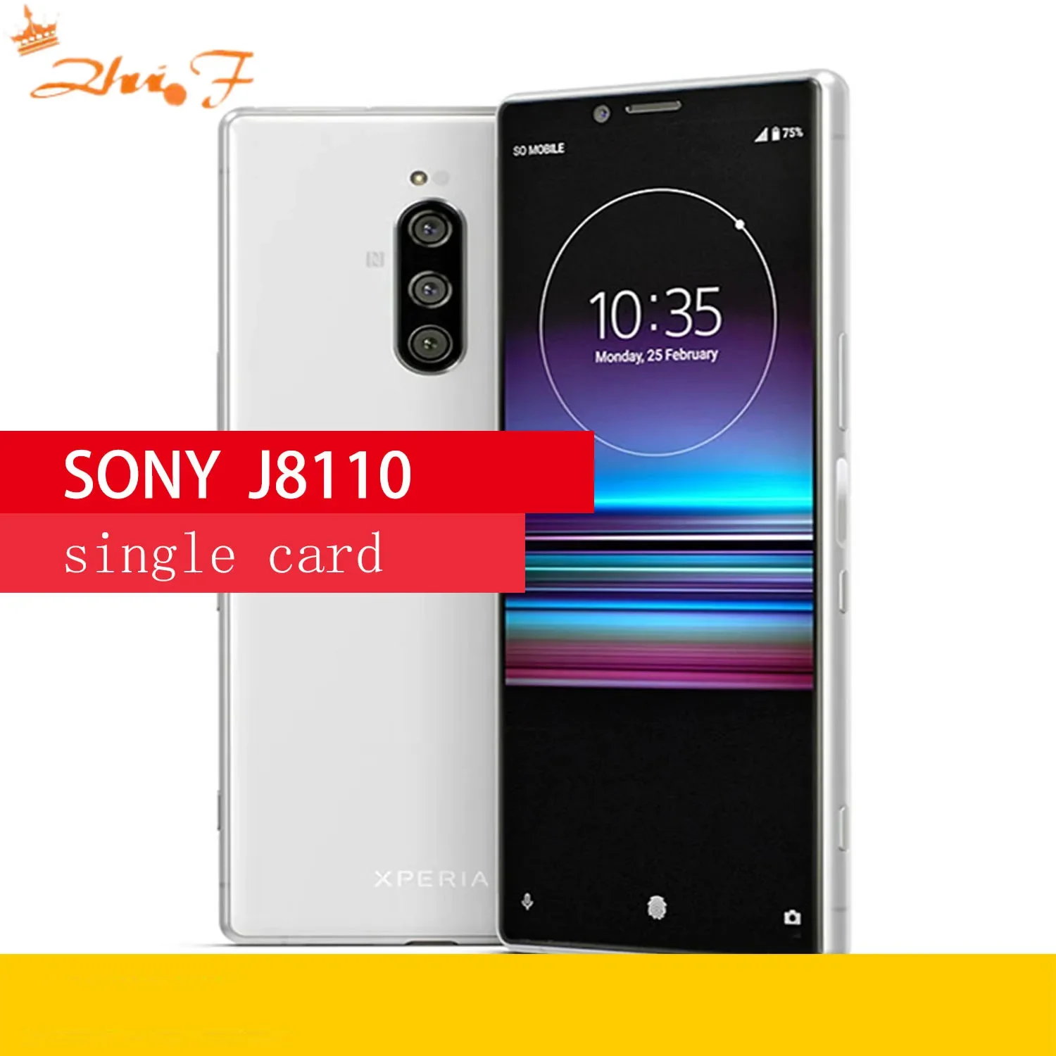 

Sony Xperia 1 J8110 XZ4 6GB RAM 128GB ROM Snapdragon 855 NFC LTE Octa Core 3 Rear Camera Mobile Phone