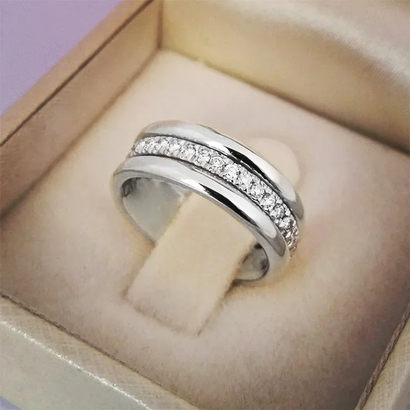 Wedding Ring For Women Micro Paved Cubiz Zircon Finger Ring