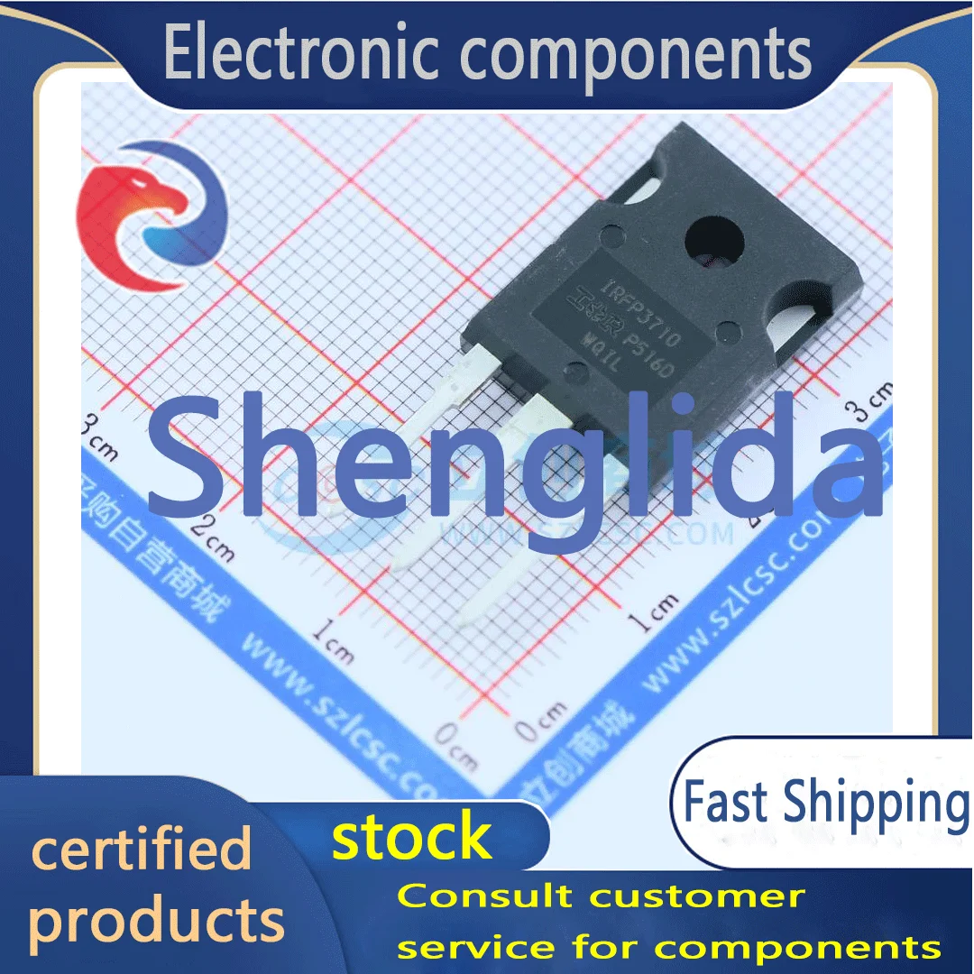 

IRFP3710PBF packaged TO-247 (AC) field-effect transistor (MOSFET) brand new off the shelf 1PCS