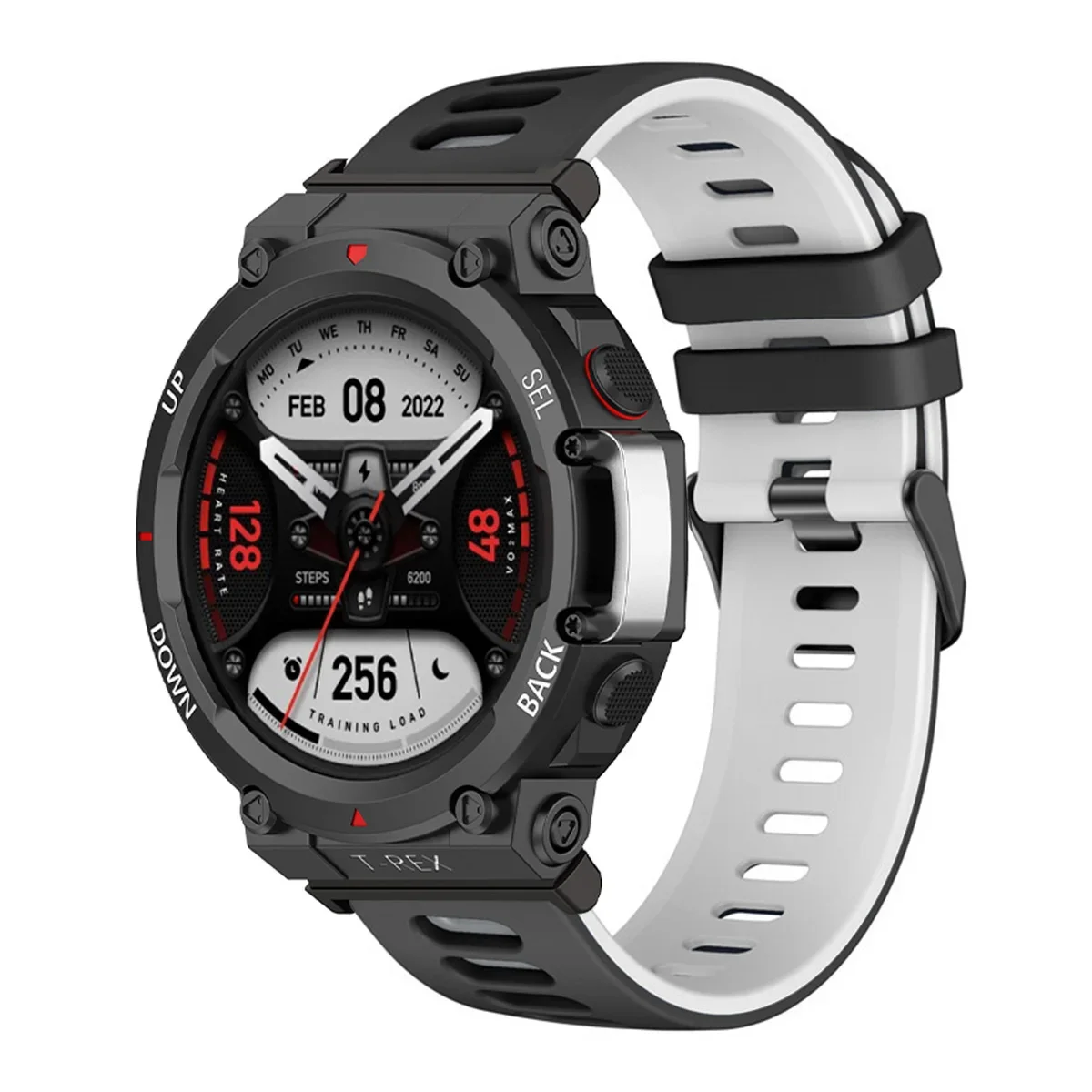 Durable Soft Silicone Sports Watch Strap - Comfortable Fit Bracelet Wristband