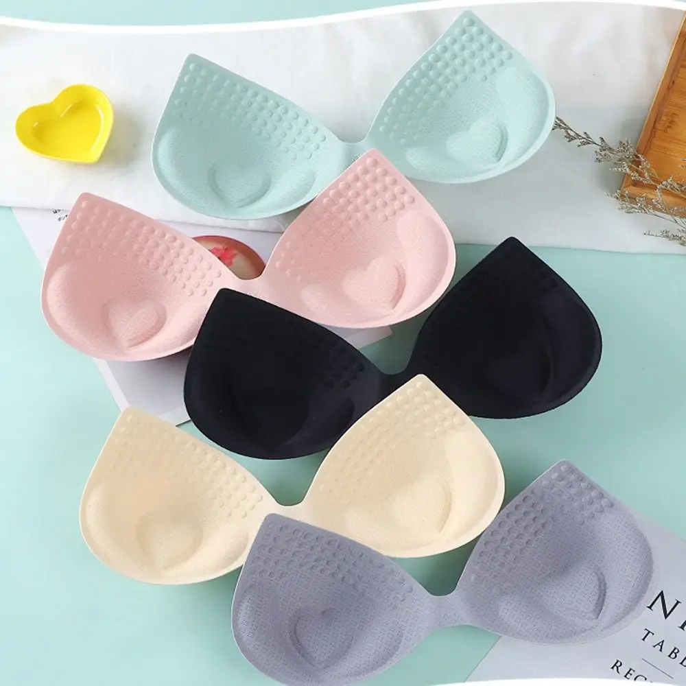 

Women Summer Swimsuit Padding Inserts Sponge Foam Bra Pads Chest Cup Breast Bra Removable Replaceable Bikini Insert Chest Pad