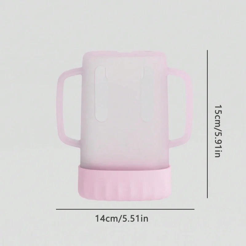 BIBOO Dual-Lid Squeeze Pouch Holder for Food Pouches & Drink Boxes, Baby Pouch Holder with Larger Capacity