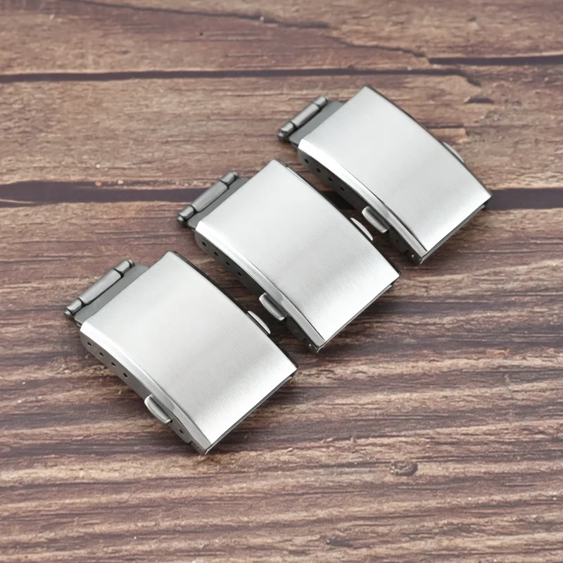 Premium Stainless Steel Folding Watch Clasp - Universal Strap Accessory