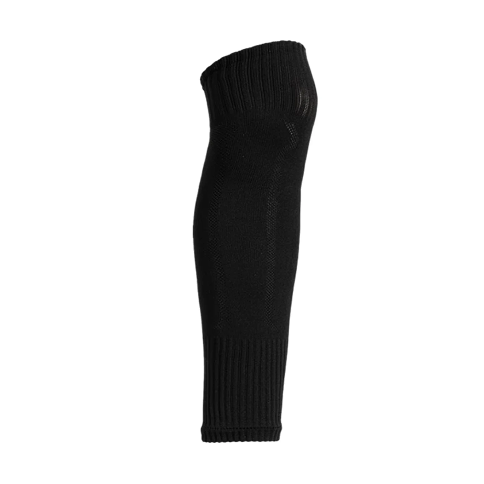 1pair Football Leg Socks Sweat Wicking Breathable Sports Knee Pads Joint Knee Protector Calf Socks Cover