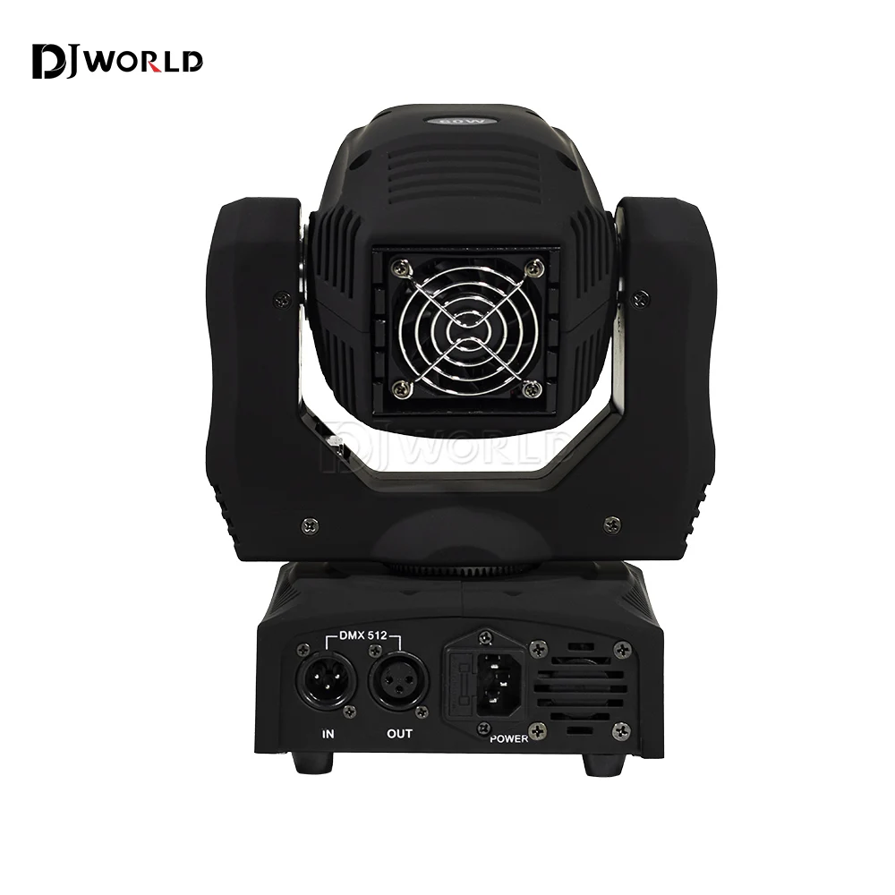 2 Stks/set 60W Led Gobo Moving Head Light Spot Patroon Handmatige Focus Dmx Roterend Led Podium Patroon Licht Voor Dj Disco Party Clubs