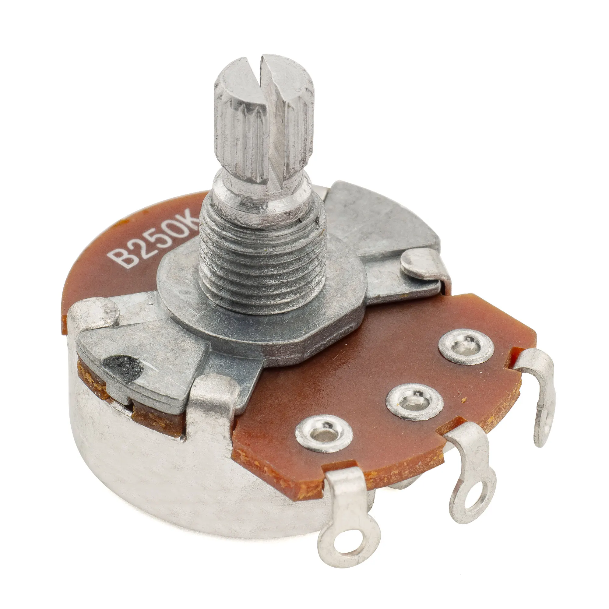 Alpha A250K/B250K/A500K/B500K Potentiometer mit Metrischem Split-Kurzschaft 6,5mm Audio-Taper Linear-Taper Potentiometer für E-Gitarre und Bass – Detail 7