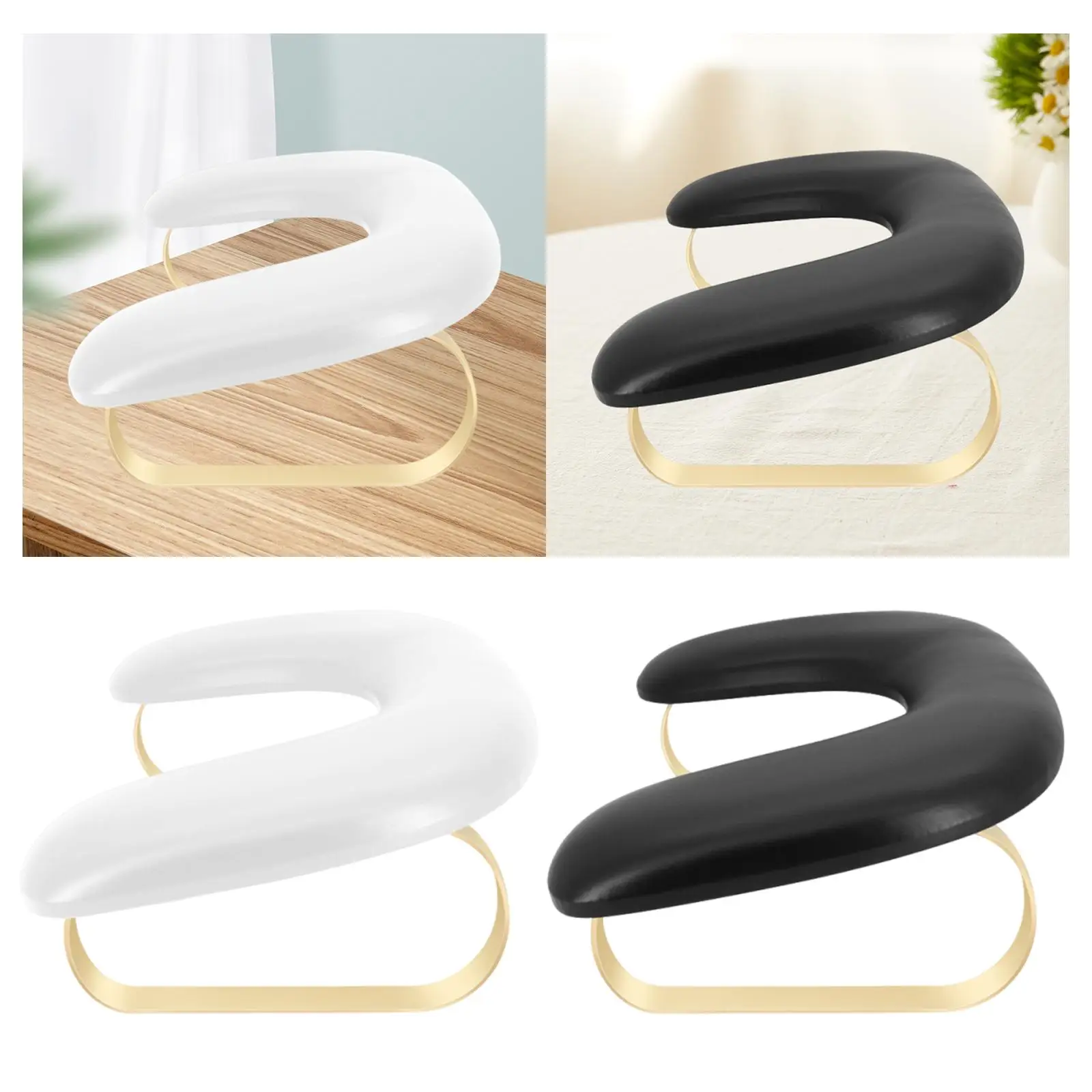 Nail Art Hand Pillow Nail Hand Rest Multifunctional Space Saving Care Arm Supports U Shape Arm Rest for Nails Tech