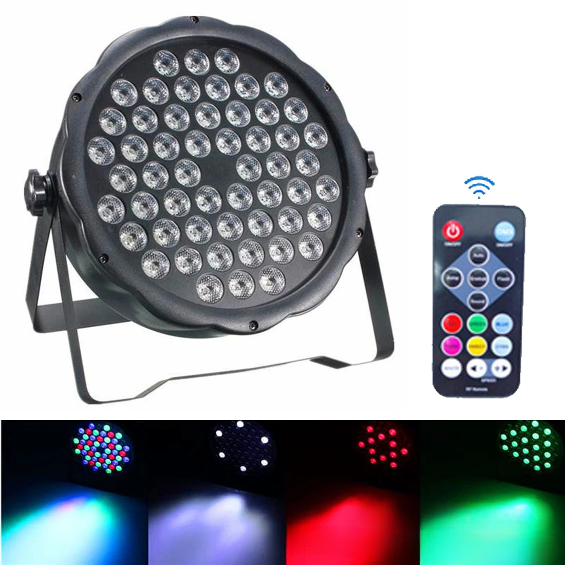 

Par Light 54LED DMX512 RGBW Controller DMX DJ Disco Stage Party Lighting for Wedding Bar Birthday Club KTV Halloween Christmas