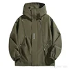 Big size Outdoor Charge Coat Men Spring and Autumn Plus Size  Waterproof Windproof Jacket 190kg 12xl 11XL coats men 10XL 9XL 4