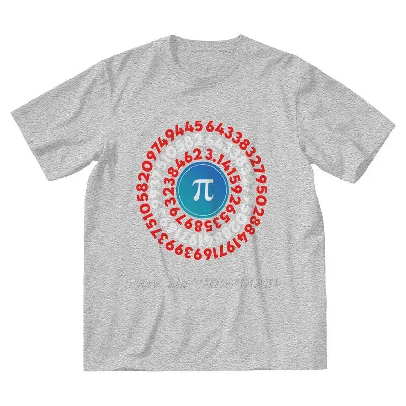Pi Tag T Hemd Männer Baumwolle T-shirt Mathematik Symbol Mathematik Geometrie Physik Wissenschaft Tees Neuheit T-shirt Geschenk Streetwear Harajuku – Detail 3