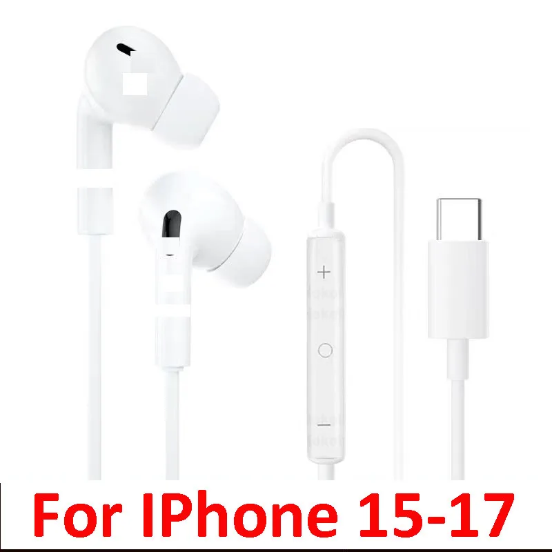 Premium USB-C Wired Earphones with High-Quality Sound
