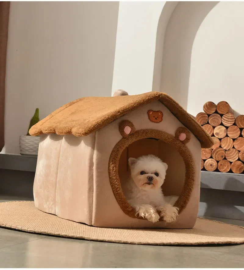 Title 9, Foldable Dog House Kennel Bed Mat For Small Med...