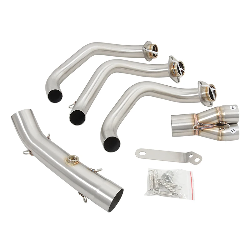 For Yamaha FJ09 MT09 TRACER 900 GT MT-09 FZ-09 XSR900 2015-2021 Full Motorcycle Exhaust System Modified Front Link Pipe Muffler - Image 6