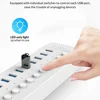 ORICO USB 3.0 HUB 5Gbps High Speed HUB 7 10 13 16 Port ABS USB OTG Splitter on/Off Switch USB 3.0 12V Power Adapter Support PC 3