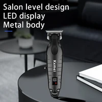 Kemei  Hair Clipper Professional Trimmer Cordless Haircut Machine Type-c Rechargeable Hair Trimmer  Zero Gapped Cutting km-2293 2